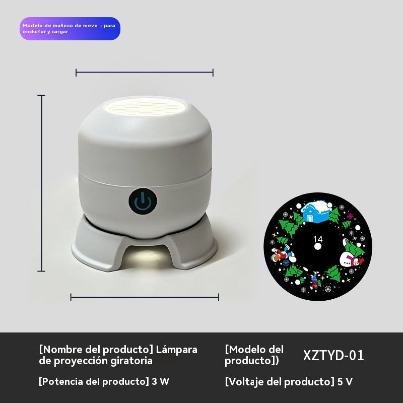 Proyector LED giratorio dinámico
