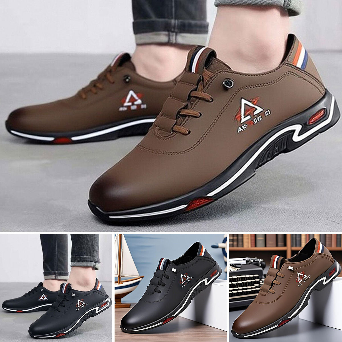 Pantofi casual din piele 2025 pentru bărbați