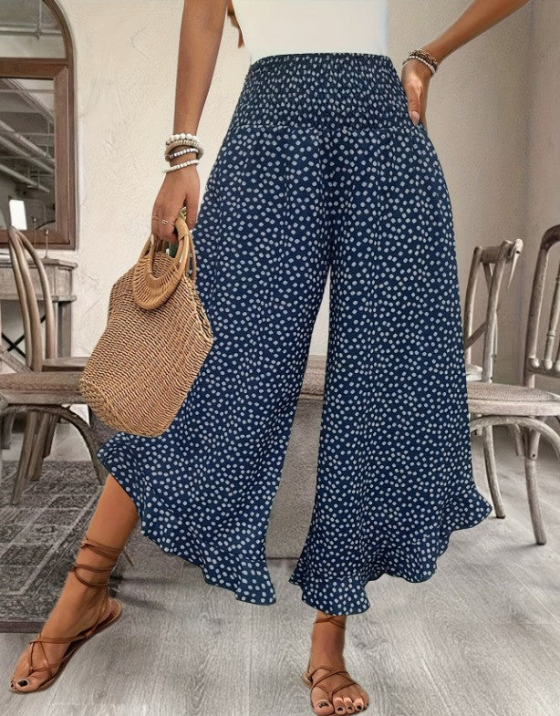 ⏳Oferta limitada⏰ Pantalón fluido de cintura alta para mujer – Cómodo, favorecedor y elegante
