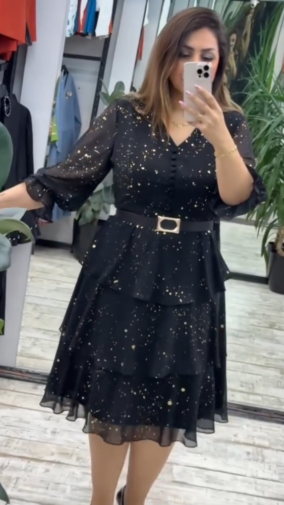 【🥇Gorąca wyprzedaż】 💋 Wysokiej jakości sukienka z szyfonu(S-5XL)