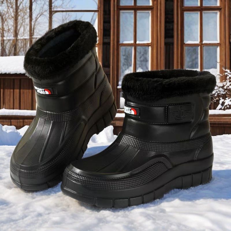 ♥️♥️【Nowy produkt】Ciepłe, wodoodporne, bawełniane buty outdoorowe i śniegowce wyściełane polarem-4154197