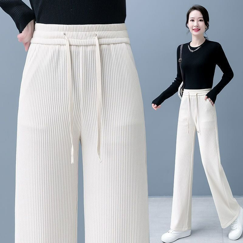Nuevos pantalones elásticos sueltos para mujer【40-110KG】