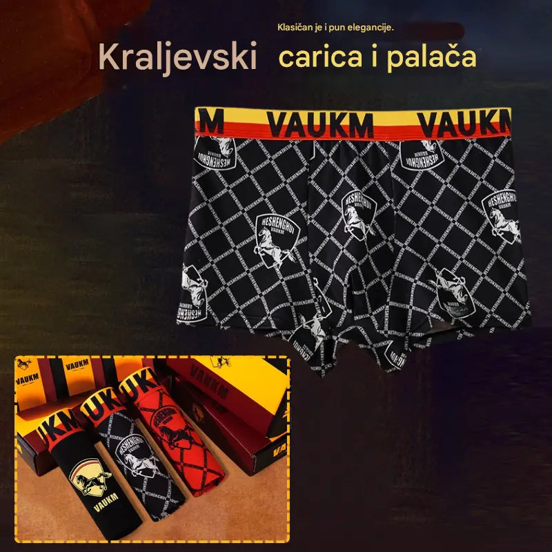 š¹ā
š„ProzraÄno donje rublje od ledene svile za muÅ”karce, udobno beÅ”avno donje rublje, plus veliÄine, moderan print