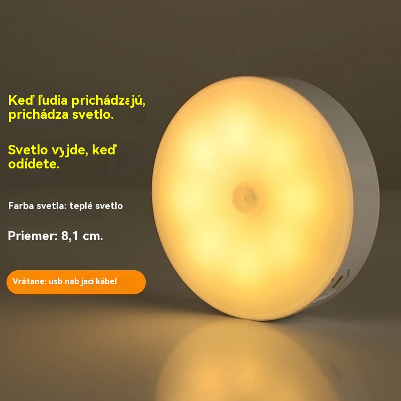 🏡💡【Kúpte 1 a získajte 1 zadarmo】🔥Inteligentné LED svetlo so snímaním ľudského tela, ľahko sa nabíja a je praktické