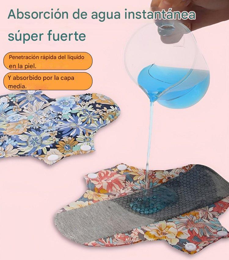 🔥🌈【Compre 2 y obtenga 3 gratis】Almohadilla antibacteriana de algodón y grafeno lavable