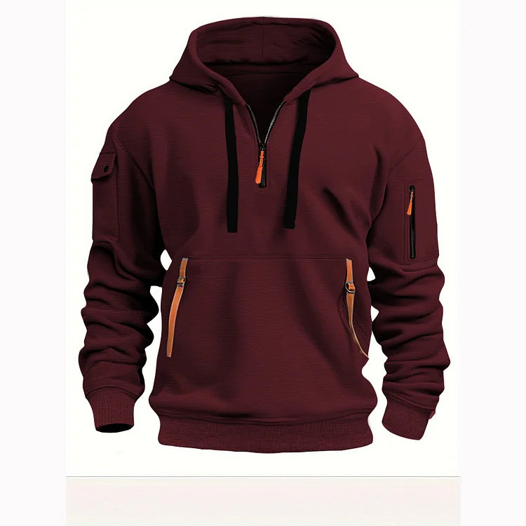 ¡Oferta Exclusiva! 🔥 Chaqueta Deportiva con Cremallera 🧥 Multibolsillos para Hombre: Estilo Diario 🛠️