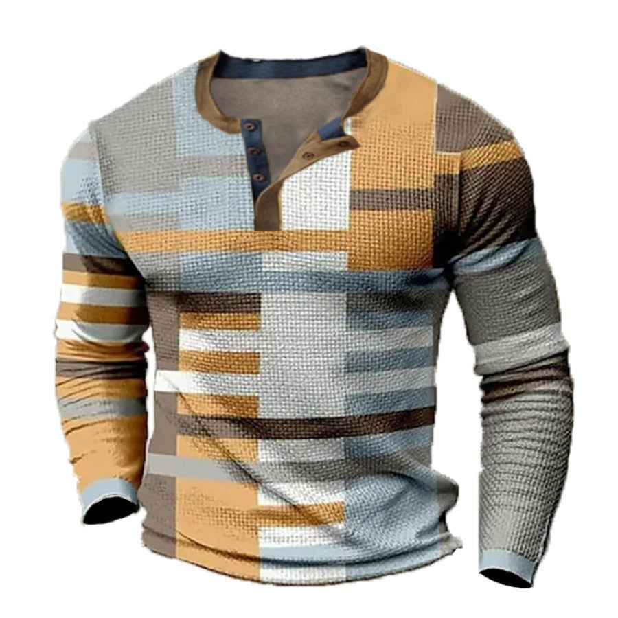 👔🌈【S-4XL】😍2025 Nova muška moderna košulja dugih rukava s printom