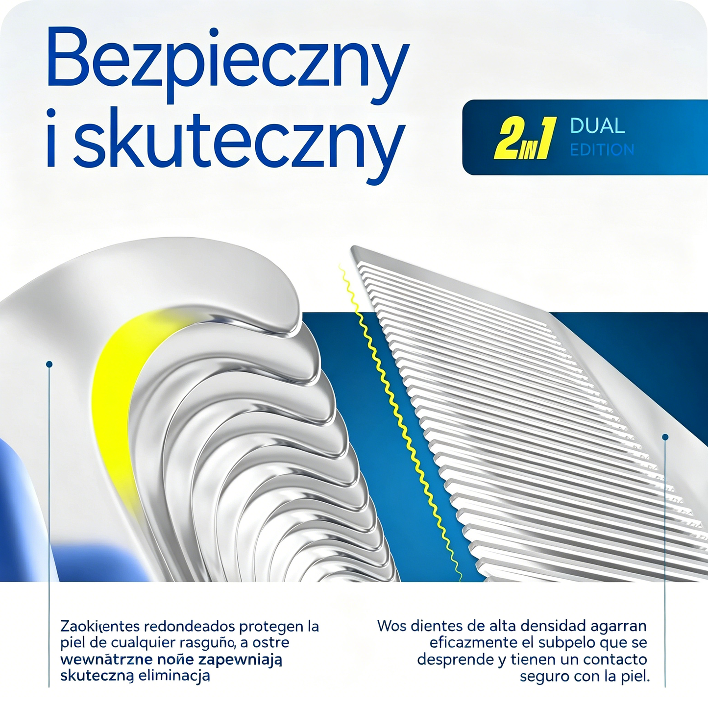 🐾🐱 Kup 1, drugi GRATIS! 2 sztuki tylko za 99 zł! Dwustronna szczotka do usuwania sierści zwierząt ✨