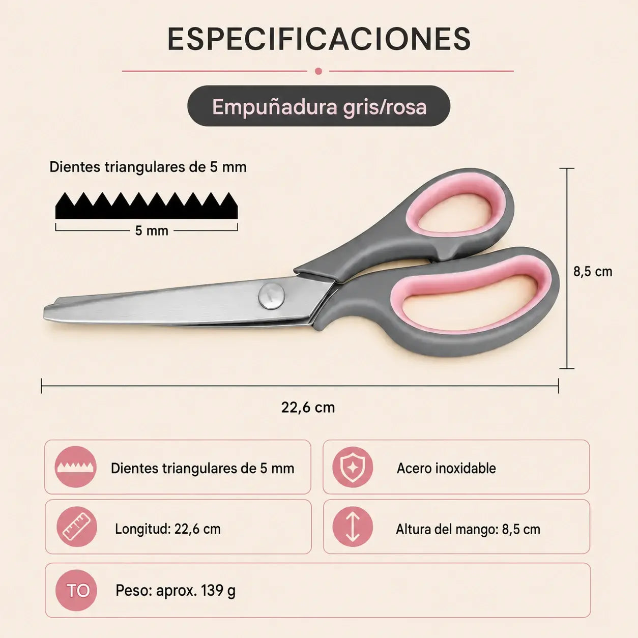 ✂️🧵 Tijeras multifuncionales para manualidades, ¡crea fácilmente encajes decorativos!