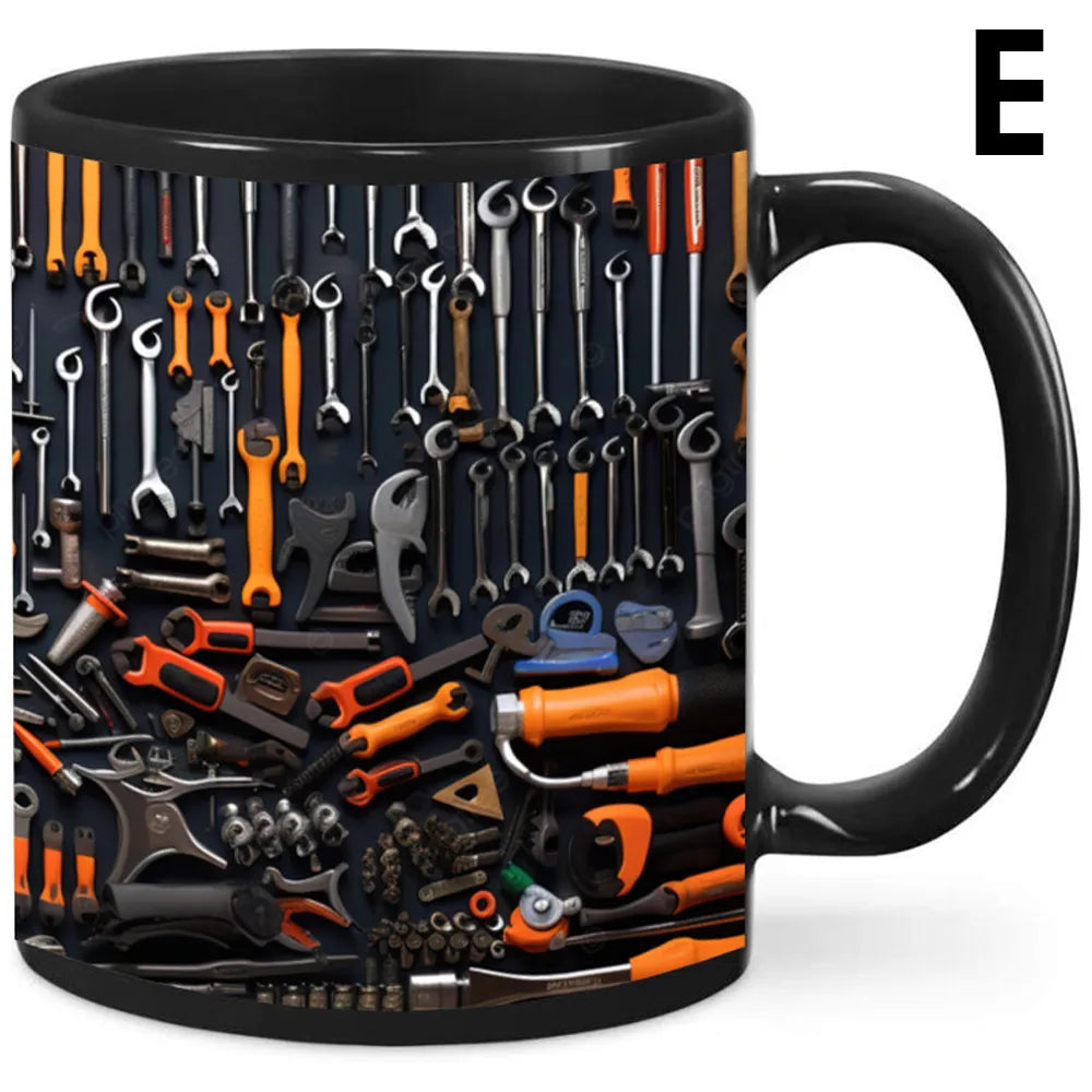 🛠️☕Уникален 3D комплект инструменти за механик - чаша за кафе