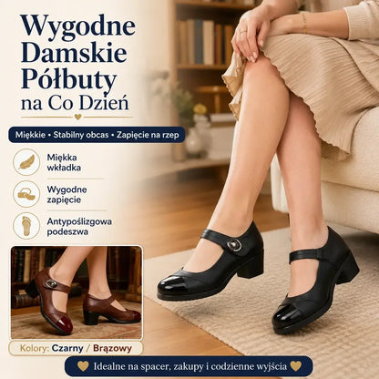 [35-42] Buty na platformie z miękką podeszwą, odpowiednie dla kobiet z bólem stóp