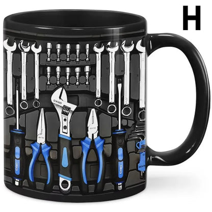 🛠️☕Уникален 3D комплект инструменти за механик - чаша за кафе