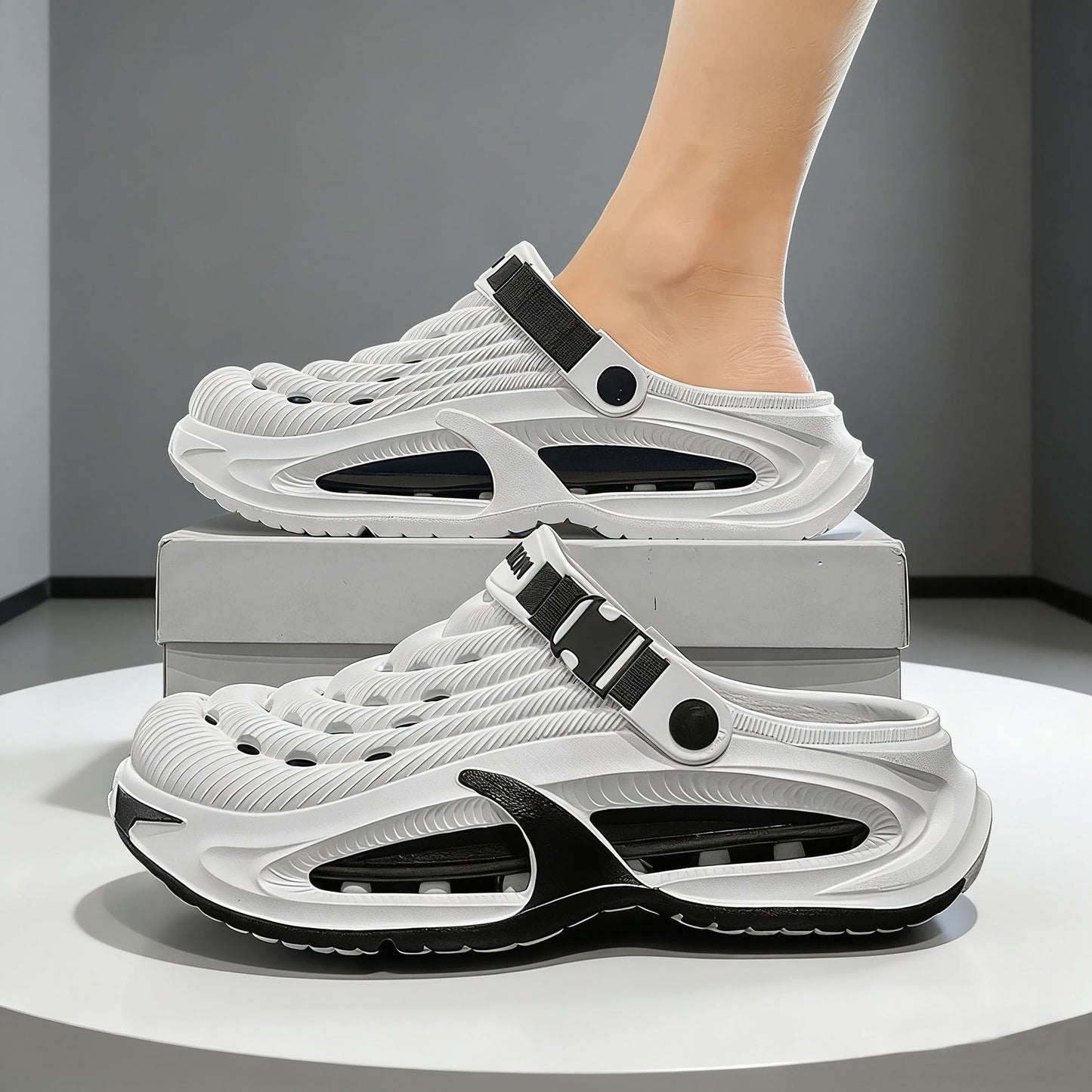 🏃‍♂️👟【50% отстъпка🔥】🌬️Мъжки сандали, дебела EVA подметка, нехлъзгащи се, ултралеки и дишащи