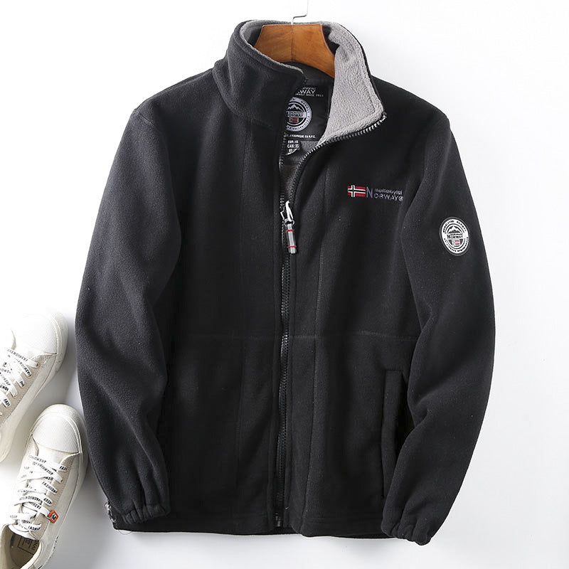 ❄️🧥【S-3XL】 Ανδρικό ζεστό βαμβακερό παλτό casual μάλλινο μπουφάν διπλής όψης_4120740