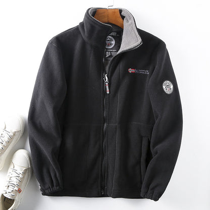 ❄️🧥【S-3XL】 Ανδρικό ζεστό βαμβακερό παλτό casual μάλλινο μπουφάν διπλής όψης_4120740