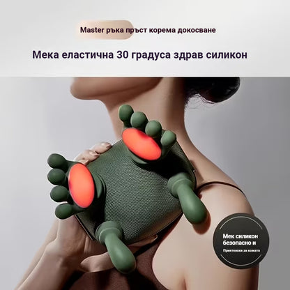 💆‍♀️Нова версия на преносим масажор за врата и раменете с акумулаторна батерия и голям капацитет.