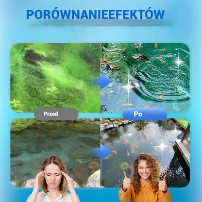 🐟 500 g Premium Pond Powder | Klarowanie wody i kontrola glonów 🌊