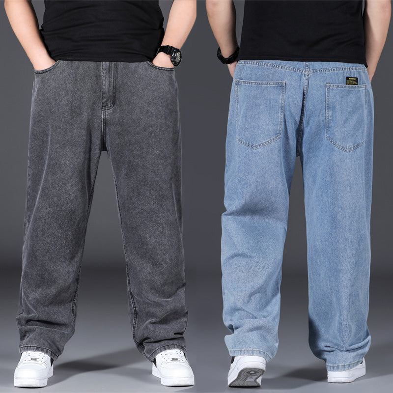 🤸‍♂️👖【45–150 kg】🌌Novi model 2026: muške traperice velikih veličina, širokog kroja, rastezljive i udobne