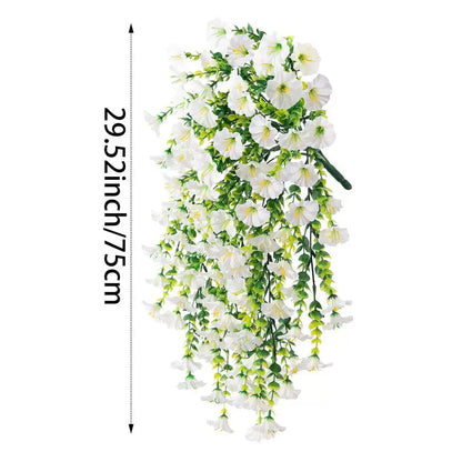 🔥【4 piezas】Flores artificiales colgantes