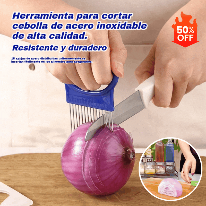 🔥【¡Compra 2 y llévate 2 gratis!】Cortador de verduras multifuncional de acero inoxidable 304