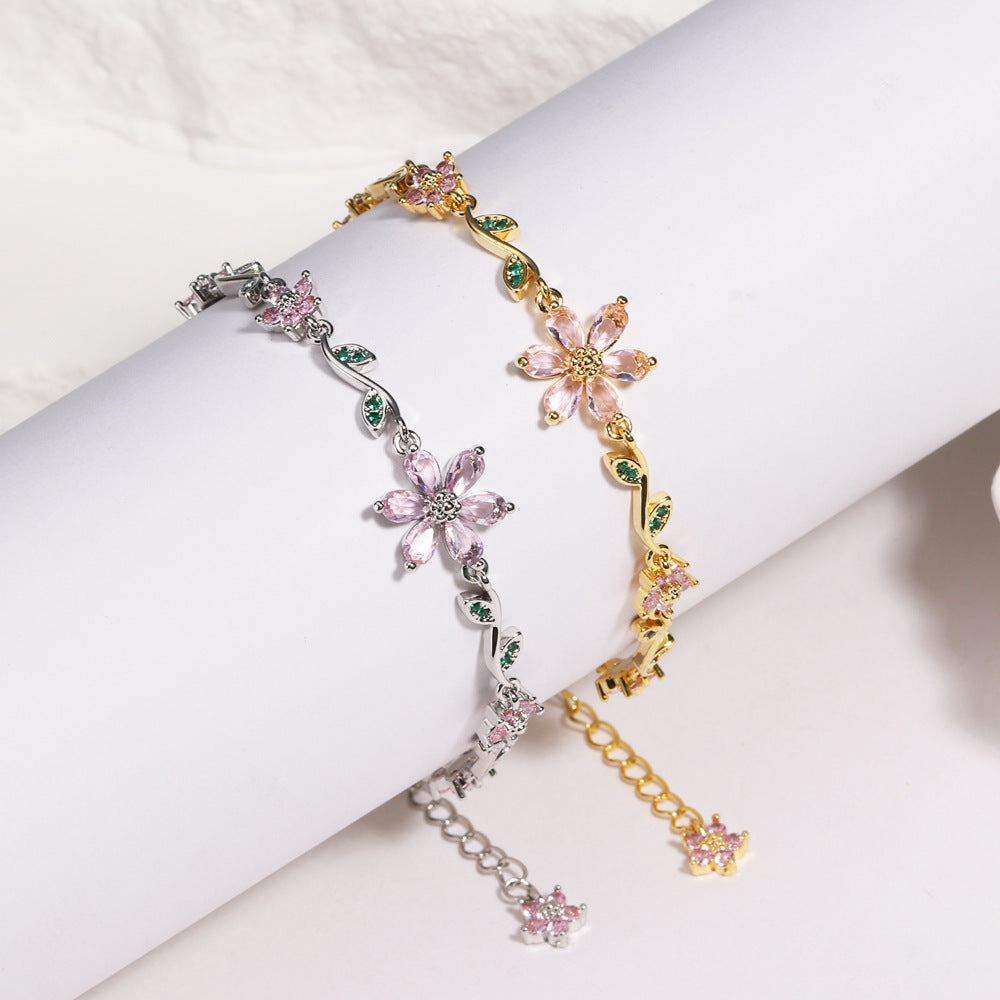 📢📢¡50% de descuento! 🔥Novedad 2026🔥: 🌼Pulsera Floral (Ideal para regalar)