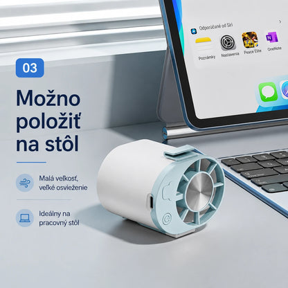 🔥【Kúpte 1 a získajte 1 zadarmo】🌀 Mini vysokorýchlostný ventilátor pripínateľný na opasok.