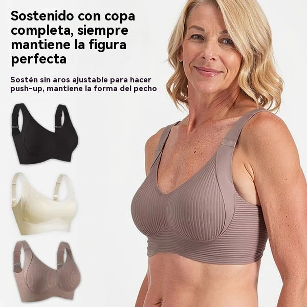 😍【Paquete de 3】Sujetador inalámbrico de una pieza para mujer❤️【40-95 kg】