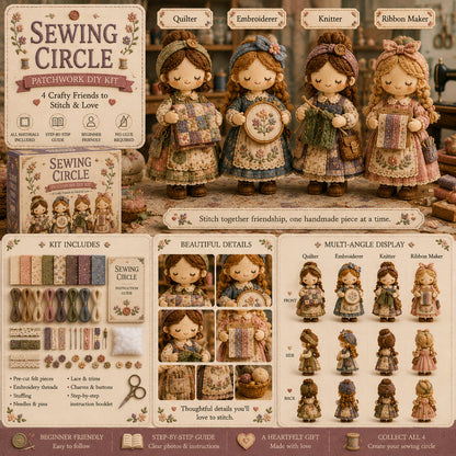 Ostatni dzień: Skorzystaj z 49% zniżki! 🧵 Miniaturowy zestaw patchworkowy z serii Miniature World.