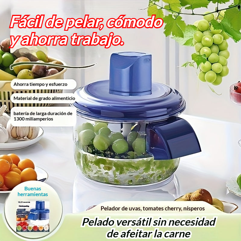 ⏳ Oferta por tiempo limitado: 49% de descuento ⏰ Pelador eléctrico multifunción para frutas y verduras 🍇🧄