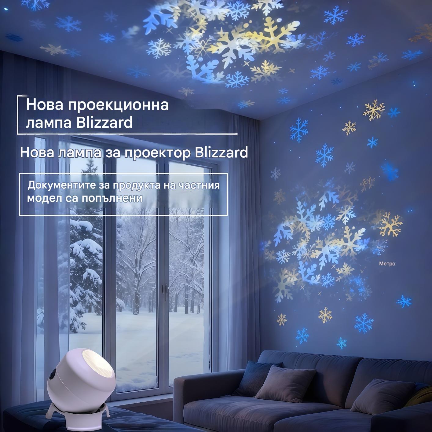 【Плащане при доставка】Динамичен въртящ се LED проектор
