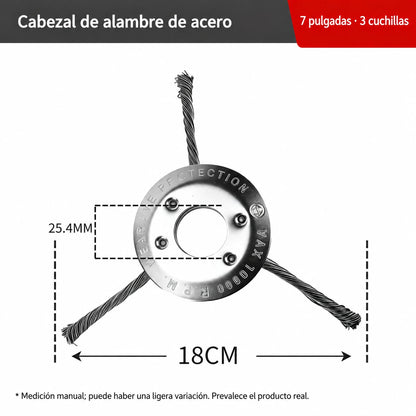 🧰🔥Última oferta especial【Compra 1 y llévate 1 gratis】🔥Desbrozadora de alambre de acero