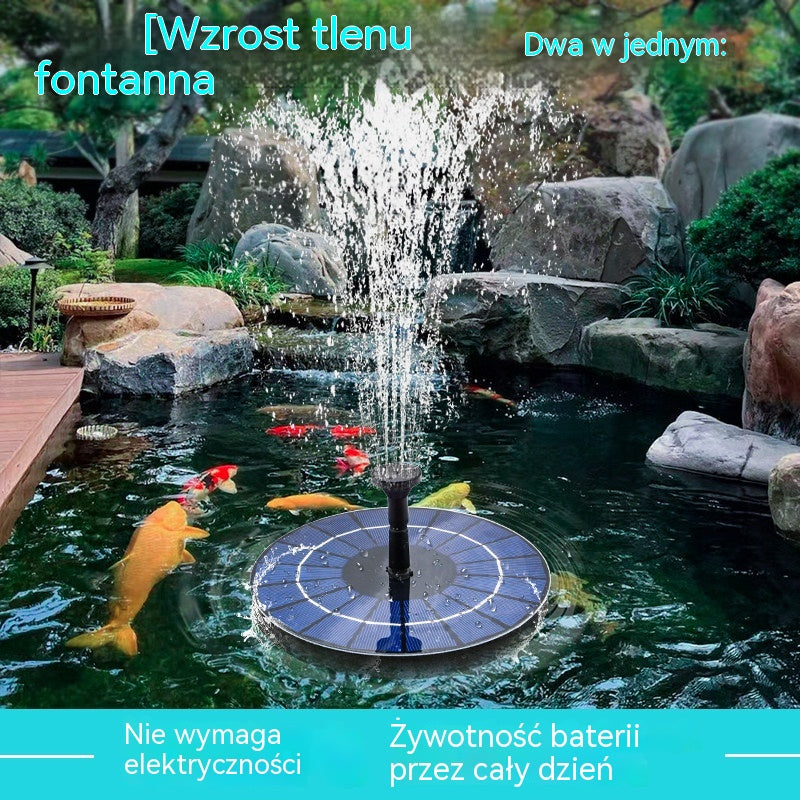 Płatność przy odbiorze💥Fontanna wody zasilana energią słoneczną