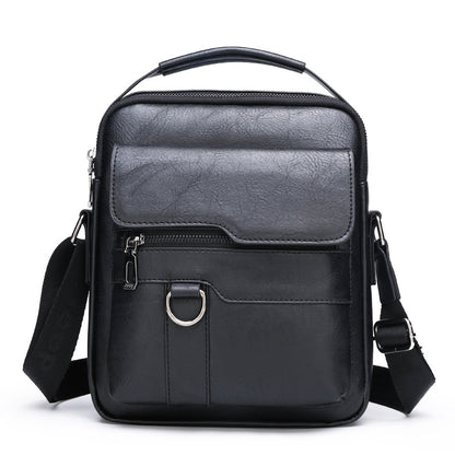 【Wersja premium z prawdziwej skóry】Duża, casualowa torba męska na ramię w stylu vintage