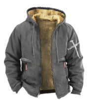 ✨😎【S-3XL】Zimska muška topla debela jakna s kapuljačom i patentnim zatvaračem