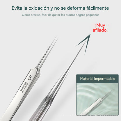 💓 Nuevo modelo 2026: 💥 Juego de pinzas para puntos negros de grado médico