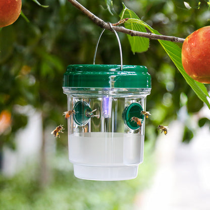 🐝☀️Соларен капан за оси за дворове и градини 🔋🌿 – Високоефективен, презареждаем, устойчив на атмосферни условия, покрива до 500 кв. м.