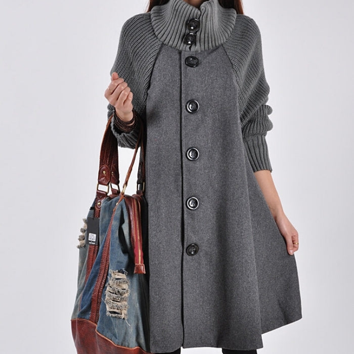 ✨👗[50% отстъпка🔥🔥]【M-5XL】Ново ежедневно вълнено палто със средна дължина