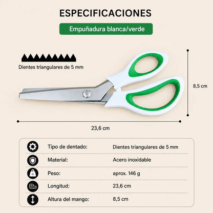 ✂️🧵 Tijeras multifuncionales para manualidades, ¡crea fácilmente encajes decorativos!