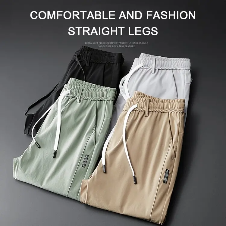 💥🔥【Compre 1 y obtenga 1 gratis】【M-5XL】2025 nuevos pantalones elásticos informales para hombre, cómodos y a la moda