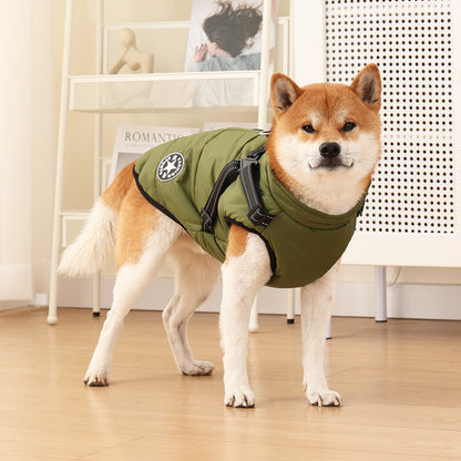 🐕‍🦺【50% de descuento】Traje de esquí de otoño/invierno para mascotas, chaqueta de algodón impermeable y cálida para perros