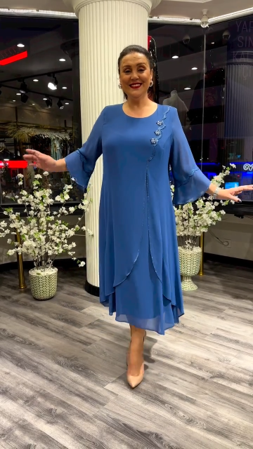 Плащане при доставка💗💃【S-5XL】 2026 Нови висококачествени рокли от шифон с високо качество