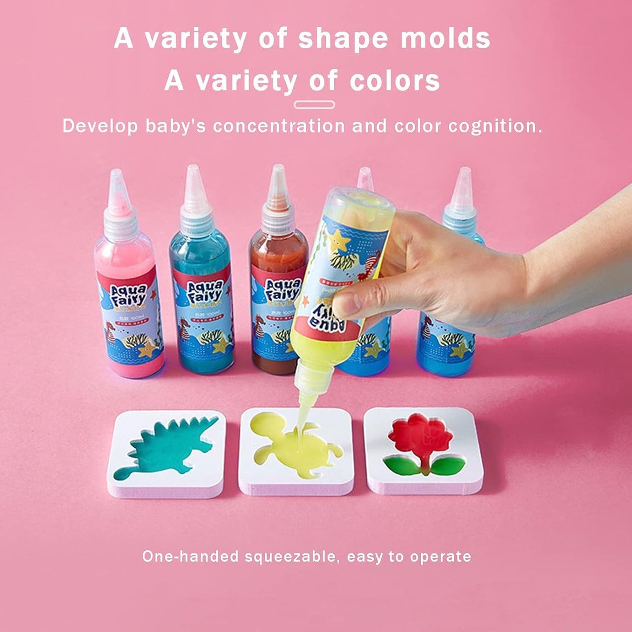 🎨✨ 【Ograničena ponuda -50%】 Kreativni dječji set igračaka 【6 boja + 8 oblika】