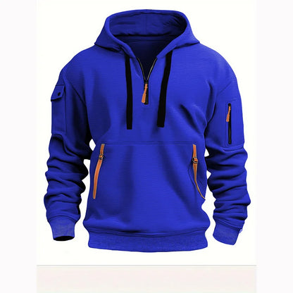 ¡Oferta Exclusiva! 🔥 Chaqueta Deportiva con Cremallera 🧥 Multibolsillos para Hombre: Estilo Diario 🛠️