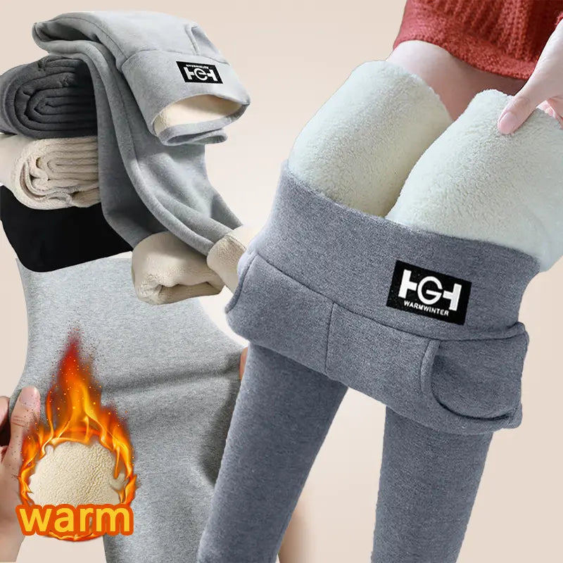 🔥【M–3XL】Grube, ocieplane legginsy z miękkim polarem na jesień i zimę