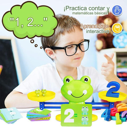 🐸👶Juguete educativo temprano para contar escamas de rana