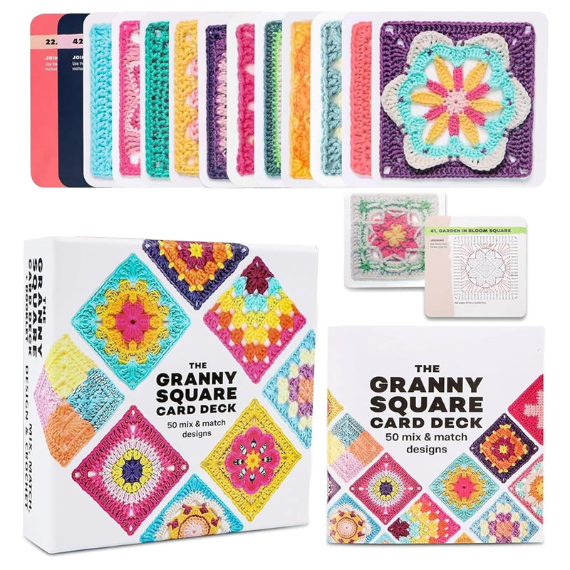 🔥¡50% de descuento!🔥🧩🧷【50 diseños únicos】Juego de tarjetas de crochet