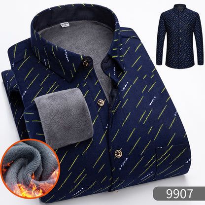 🔥👔Platba na dobierku | Teplá pánska blúza s dlhým rukávom na jesenné a zimné obdobie (L–5XL)