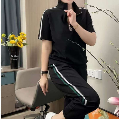 Плащане при доставка🔥👚【M-4XL】Пролет 2026 Нови модерни дамски спортни комплекти в големи размери