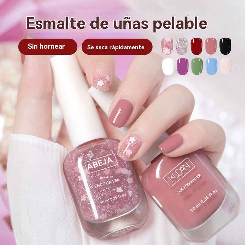 💅✨【Compra 2, llévate 3 gratis】💅🌈Esmalte de uñas removible, de secado rápido y sin horno