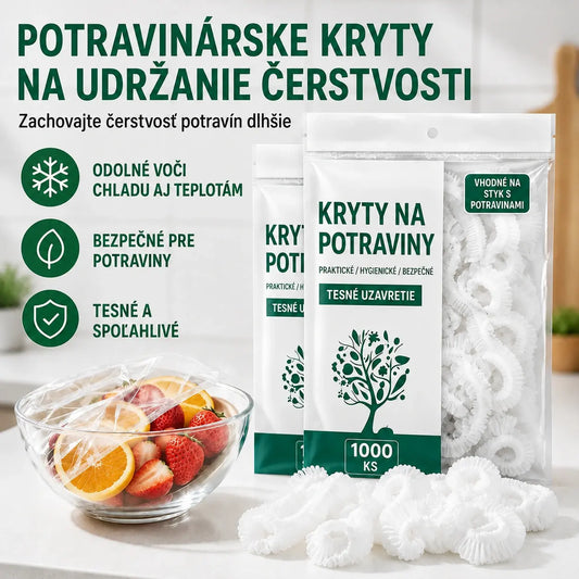 【ZĽAVA 50 %】500 ks opakovane použiteľných elastických potravinových vrecúšok z materiálu bezpečného pre kontakt s potravinami